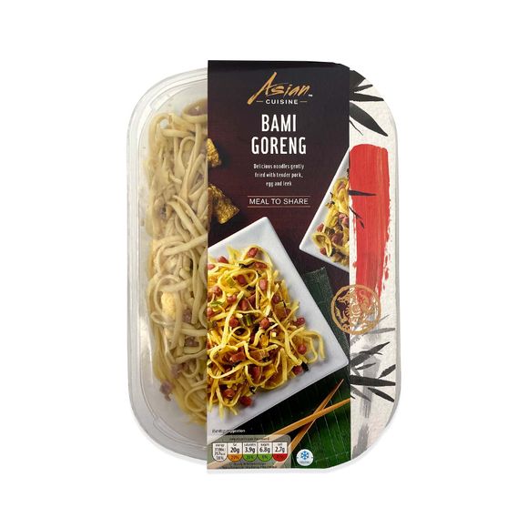 Bami Goreng Delicious Noodles Gently Fried With Tender Pork, Egg And Leek 800g Asian Cuisine